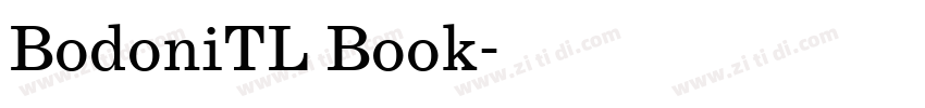 BodoniTL Book字体转换 BodoniTL Book字体转换